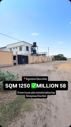 Kiwanja kinauzwa Kigamboni, Dar Es Salaam (1200 sqm) Kiwanja kinauzwa Kigamboni, Dar Es Salaam (1200 sqm)