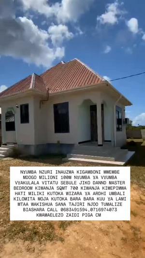 Nyumba ya vyumba vitatu inauzwa Kigamboni Mwembe Mdogo, Dar Es Salaam Nyumba ya vyumba vitatu inauzwa Kigamboni Mwembe Mdogo, Dar Es Salaam