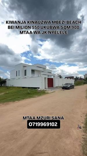 Kiwanja kinauzwa Mbezi Beach Jk Nyelele, Dar Es Salaam sqm 900 Kiwanja kinauzwa Mbezi Beach Jk Nyelele, Dar Es Salaam sqm 900