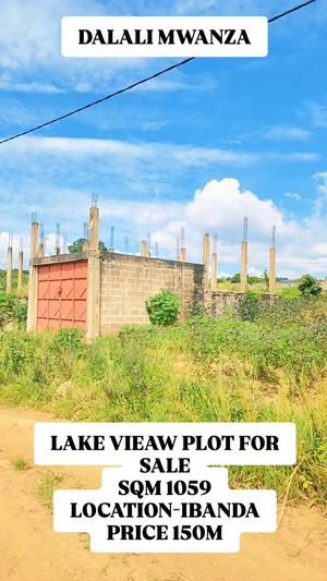 Plot for sale in Ibanda, Mwanza sqm 1059