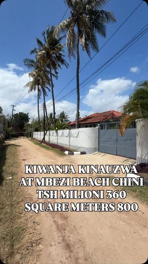 Kiwanja kinauzwa Mbezi Beach Chini, Dar Es Salaam (800 sqm) Kiwanja kinauzwa Mbezi Beach Chini, Dar Es Salaam (800 sqm)