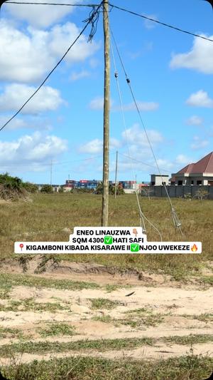 Kiwanja (Residential/Commercial) kinauzwa Kigamboni Kibada, Dar Es Salaam (3300 sqm)