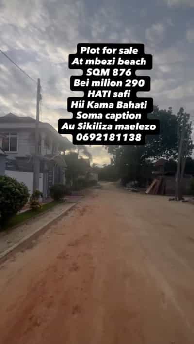 Kiwanja kinauzwa Mbezi Beach Makonde, Dar Es Salaam (876 sqm)