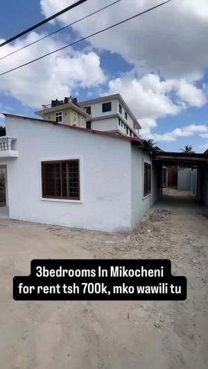 Nyumba ya vyumba vitatu inapangishwa Mikocheni, Dar Es Salaam Nyumba ya vyumba vitatu inapangishwa Mikocheni, Dar Es Salaam