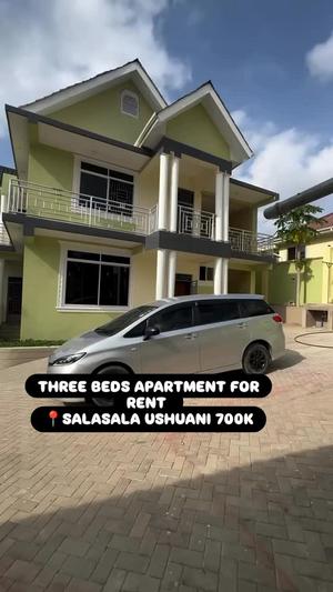 Apartment ya vyumba vitatu inapangishwa Salasala Ushuani, Dar Es Salaam