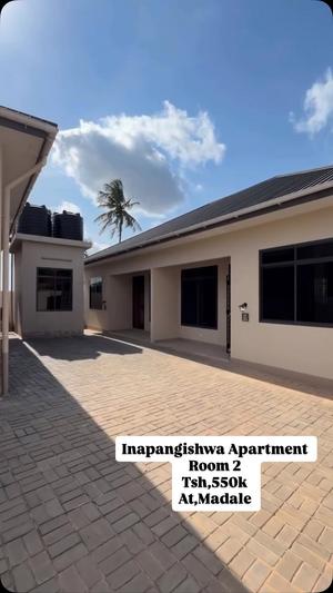 Apartment ya vyumba viwili inapangishwa Tegeta Wazo Kontena, Dar Es Salaam