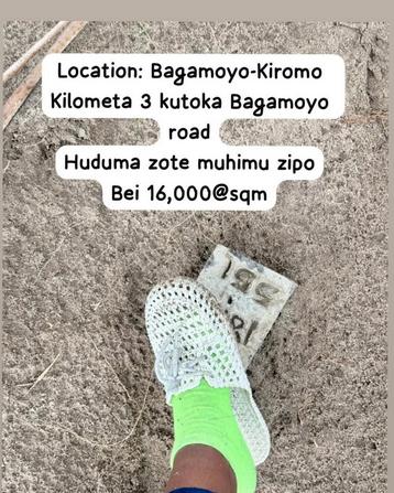 Viwanja vinauzwa Kiromo, Pwani