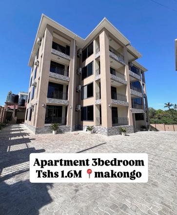 Apartment ya vyumba vitatu inapangishwa Makongo Juu, Dar Es Salaam Apartment ya vyumba vitatu inapangishwa Makongo Juu, Dar Es Salaam