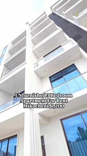 Apartment ya vyumba vitatu inapangishwa Mikocheni, Dar Es Salaam Apartment ya vyumba vitatu inapangishwa Mikocheni, Dar Es Salaam