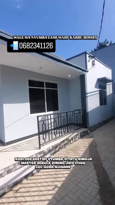 Nyumba ya vyumba vitatu inapangishwa Goba Njianne, Dar Es Salaam