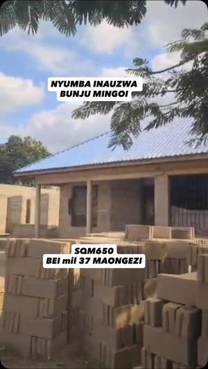 Nyumba inauzwa Bunju B Mingoi, Dar Es Salaam (650 sqm)