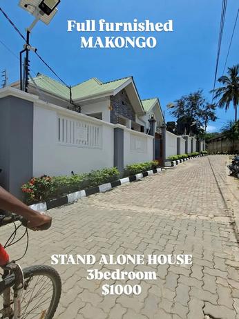 Nyumba (Furnished) ya vyumba vitatu inapangishwa Makongo Mwanzoni, Dar Es Salaam Nyumba (Furnished) ya vyumba vitatu inapangishwa Makongo Mwanzoni, Dar Es Salaam