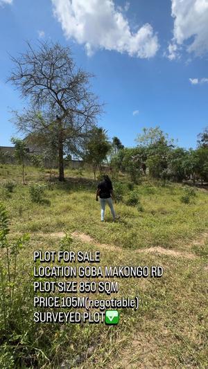 Residential Plot for Sale in Goba Makongo Rd, Dar Es Salaam (850 sqm) Residential Plot for Sale in Goba Makongo Rd, Dar Es Salaam (850 sqm)