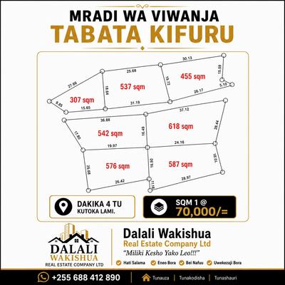 Residential Plots for Sale in Tabata Kinyerezi Kifuru Mwisho, Dar Es Salaam Residential Plots for Sale in Tabata Kinyerezi Kifuru Mwisho, Dar Es Salaam