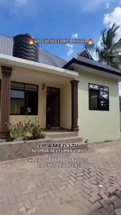 Nyumba ya vyumba viwili inapangishwa Goba Kwarobert, Dar Es Salaam