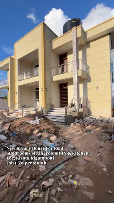 Nyumba ya vyumba vitatu inapangishwa Kisota Kigamboni, Dar Es Salaam