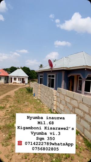 Nyumba ya vyumba vitatu inauzwa Kigamboni Kisarawe 2, Dar Es Salaam (350 sqm) Nyumba ya vyumba vitatu inauzwa Kigamboni Kisarawe 2, Dar Es Salaam (350 sqm)