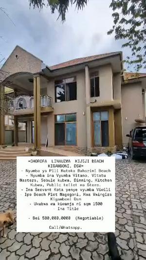 5 Bedrooms House for Sale in Kijiji Beach Kigamboni, Dar Es Salaam (1500 sqm) 5 Bedrooms House for Sale in Kijiji Beach Kigamboni, Dar Es Salaam (1500 sqm)