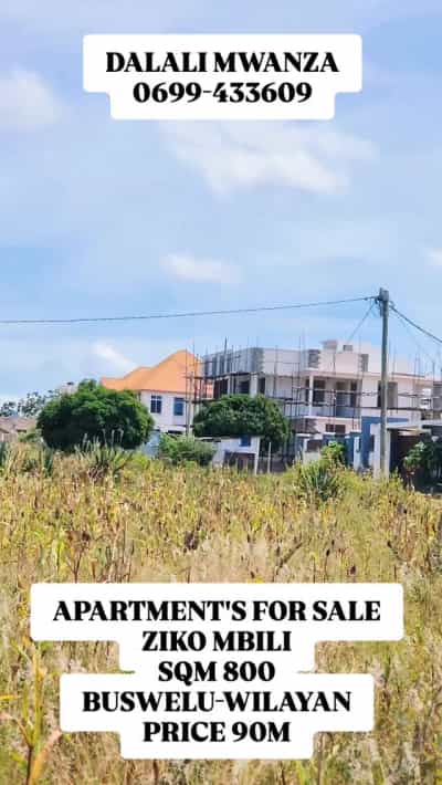Apartment ya vyumba vitatu inauzwa Buswelu, Mwanza (800 sqm)
