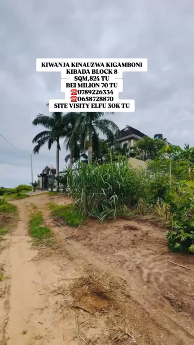 Kiwanja kinauzwa Kigamboni, Dar Es Salaam