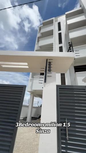 Apartment ya vyumba vitatu inapangishwa Sinza, Dar Es Salaam