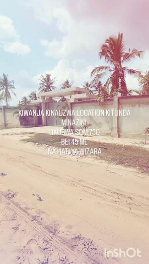Residential Plot for Sale in Kitunda Minazini, Dar Es Salaam (730 sqm)