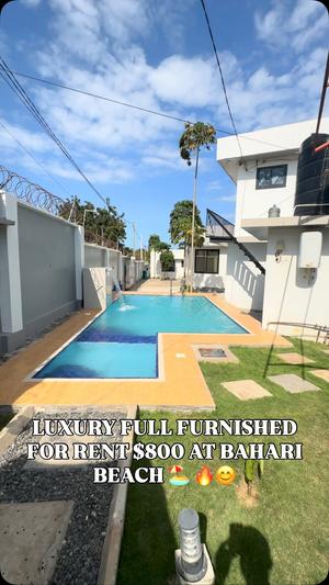 Apartment (Furnished) ya vyumba viwili inapangishwa Bahari Beach, Dar Es Salaam