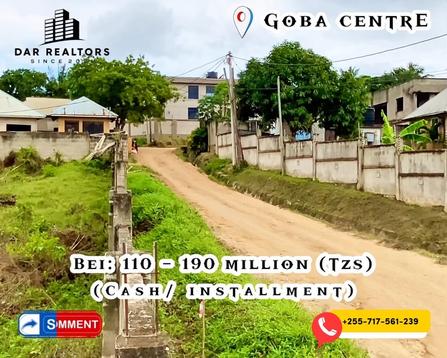 Viwanja vinauzwa Goba, Dar Es Salaam (600 sqm)