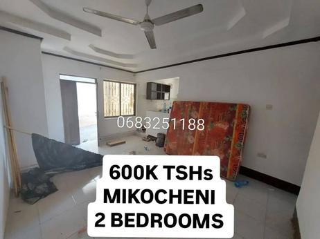 Nyumba ya vyumba viwili inapangishwa Mikocheni, Dar Es Salaam