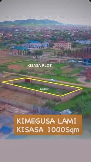 Kiwanja kinauzwa Kisasa, Dodoma sqm 1018 Kiwanja kinauzwa Kisasa, Dodoma sqm 1018