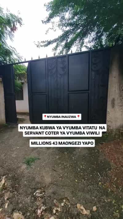 Nyumba ya vyumba vitatu inauzwa Goba Tegeta, Dar Es Salaam (400 sqm)