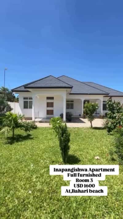 Apartment (Furnished) ya vyumba vitatu inapangishwa Bahari Beach, Dar Es Salaam