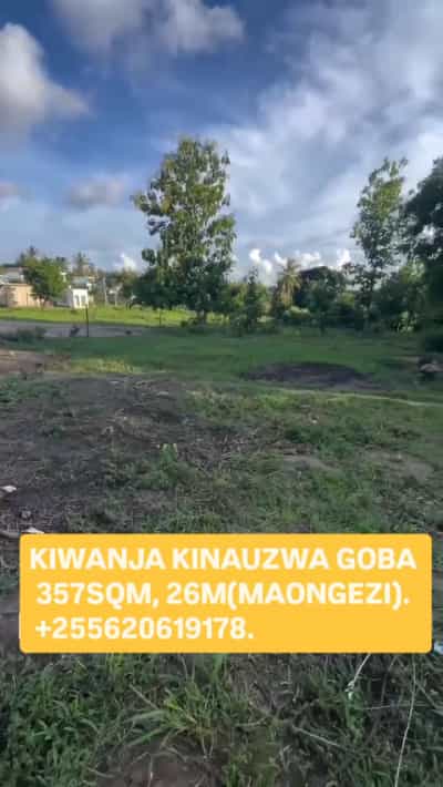 Kiwanja kinauzwa Goba Marobo, Dar Es Salaam (357 sqm)