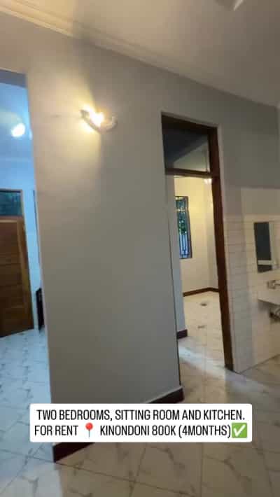 Apartment ya vyumba viwili inapangishwa Kinondoni, Dar Es Salaam
