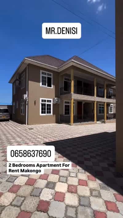 Apartment ya vyumba viwili inapangishwa Makongo Mwisho, Dar Es Salaam