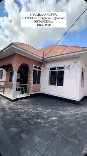 Nyumba ya vyumba vitatu inauzwa Kibugumo, Dar Es Salaam