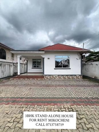 Nyumba ya vyumba vitatu inapangishwa Mikocheni B, Dar Es Salaam