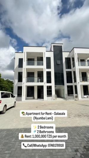 Apartment ya vyumba viwili inapangishwa Salasala, Dar Es Salaam