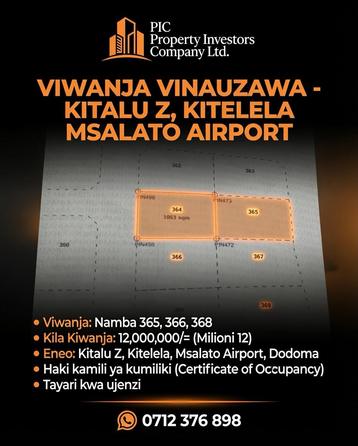 Plots for sale in Kitelela, Dodoma Plots for sale in Kitelela, Dodoma