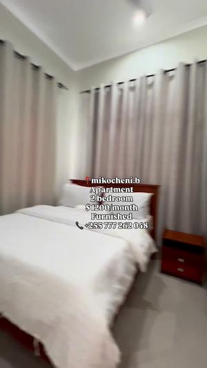 Apartment (Furnished) ya vyumba viwili inapangishwa Mikocheni, Dar Es Salaam