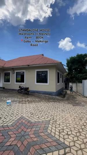 Nyumba ya vyumba vitatu inapangishwa Goba Center, Dar Es Salaam Nyumba ya vyumba vitatu inapangishwa Goba Center, Dar Es Salaam