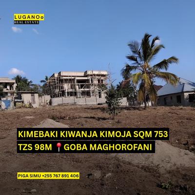 Residential Plot for Sale in Goba Maghorofani, Dar Es Salaam (750 sqm)