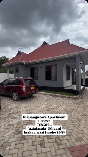 Nyumba/Apartment ya vyumba viwili inapangishwa Salasala, Dar Es Salaam