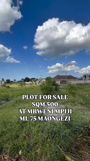 Kiwanja kinauzwa Mbweni Mpiji, Dar Es Salaam sqm 500 Kiwanja kinauzwa Mbweni Mpiji, Dar Es Salaam sqm 500