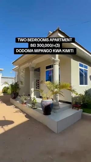 Nyumba ya vyumba viwili inapangishwa Mipango Kwa Kimiti, Dodoma