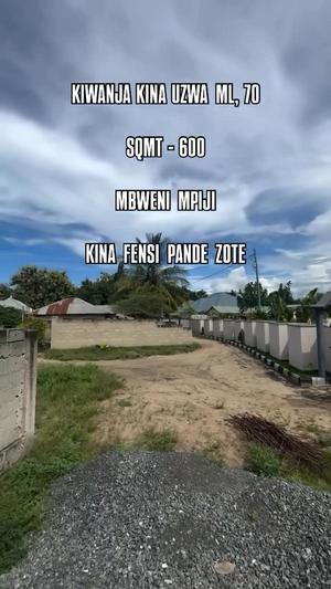Plot for sale in Mbweni Mpiji, Dar Es Salaam sqm 600