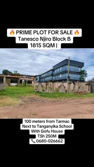 Residential Plot for Sale in Njiro Block B, Arusha (1815 sqm) Residential Plot for Sale in Njiro Block B, Arusha (1815 sqm)
