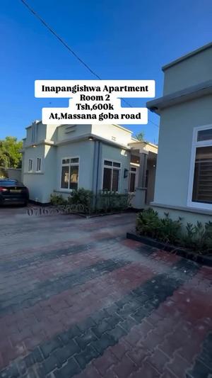 Apartment ya vyumba viwili inapangishwa Massana Goba Road, Dar Es Salaam