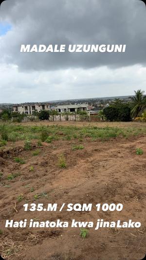 Kiwanja kinauzwa Madale Uzunguni, Dar Es Salaam (1000 sqm)
