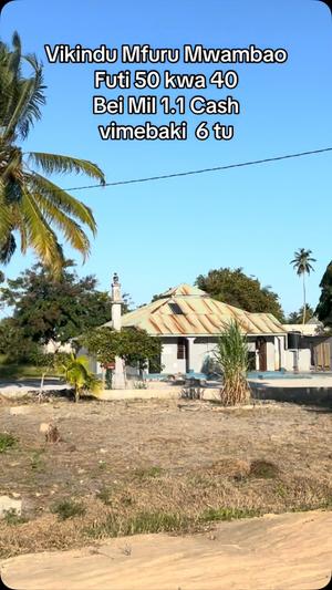 Plots for sale in Vikindu Vianzi Mfurumwambao, Pwani sqm 2000 Plots for sale in Vikindu Vianzi Mfurumwambao, Pwani sqm 2000